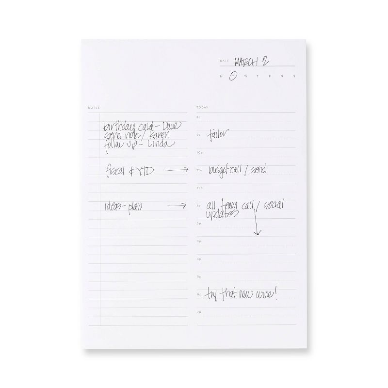 2pk A5 Daily Paper Pad - Good Office Day