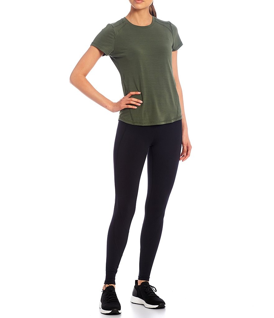 IBKUL Pricilla Print Long Sleeve Mock Neck Top