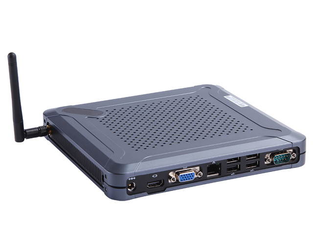 Mini PC,Desktop Computer,Intel Core I7 3537U,with Windows 10 Pro/Linux Ubuntu support,(Black),[HUNSN BH06],[COM/VGA/HDMI/LAN/ 8*USB2.0/ With Cooling fan],(4G RAM/64G SSD/500G HDD)