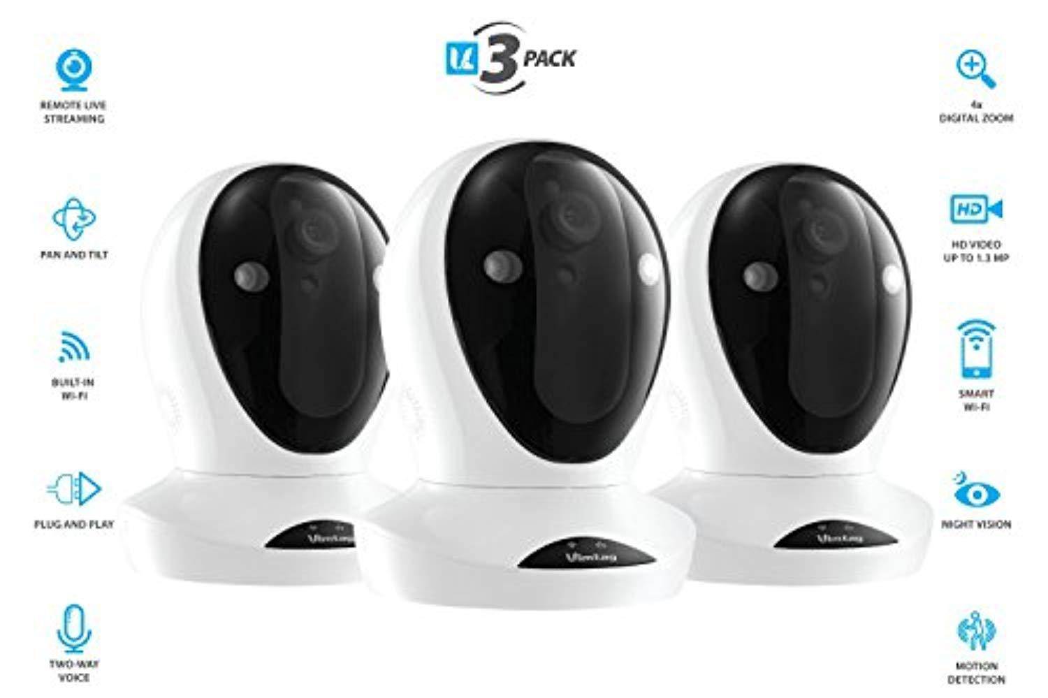 vimtag p1 smart hd 3pack | wifi video monitoring surveillance security camera