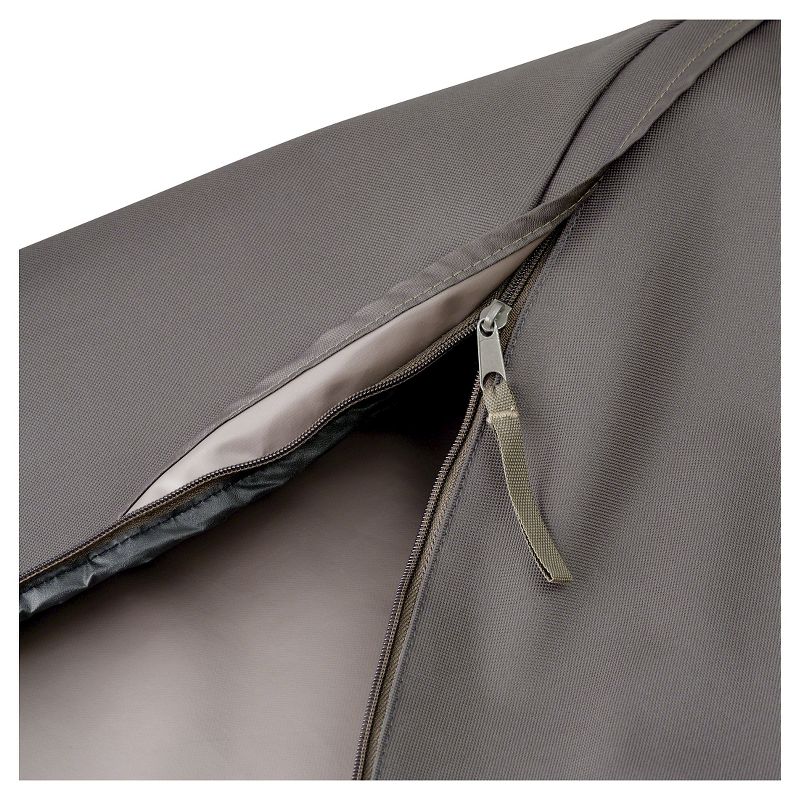 Classic Ravenna Offset Umbrella Cover-Dark Taupe