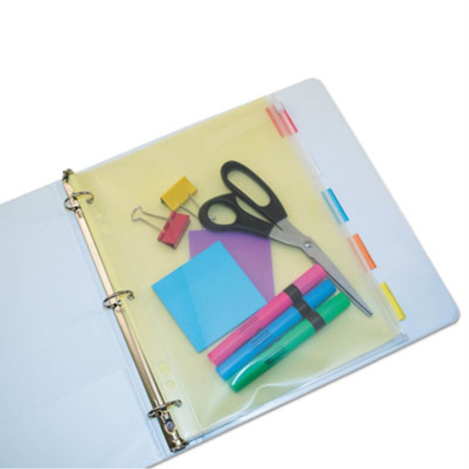 POCKET,BINDER,8.5X11,CLR