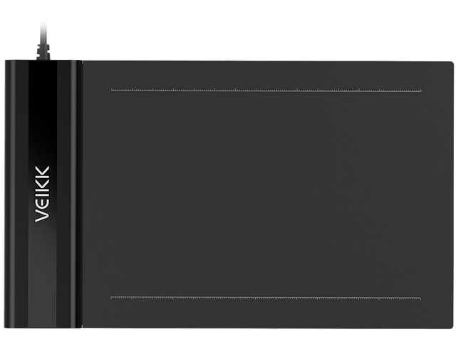 VEIKK S640 Digital Graphics Drawing Tablet 6*4 inch Pen Tablet with 8192 Levels Pressure Passive Pen 5080 LPI One-Touch Eraser Hand Painted Tablet