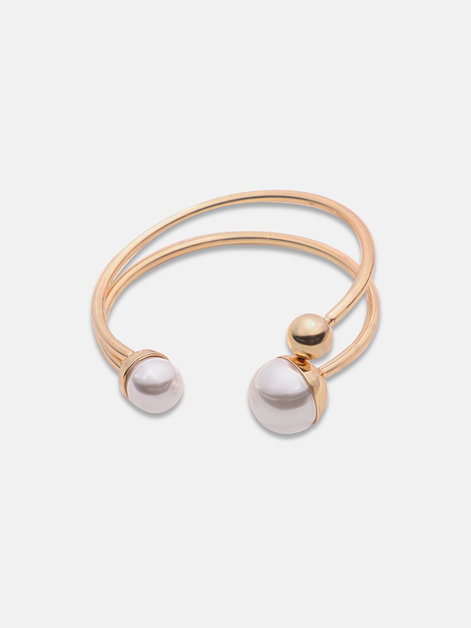 SOHI Snowball Open Bangle Bracelet For Women
