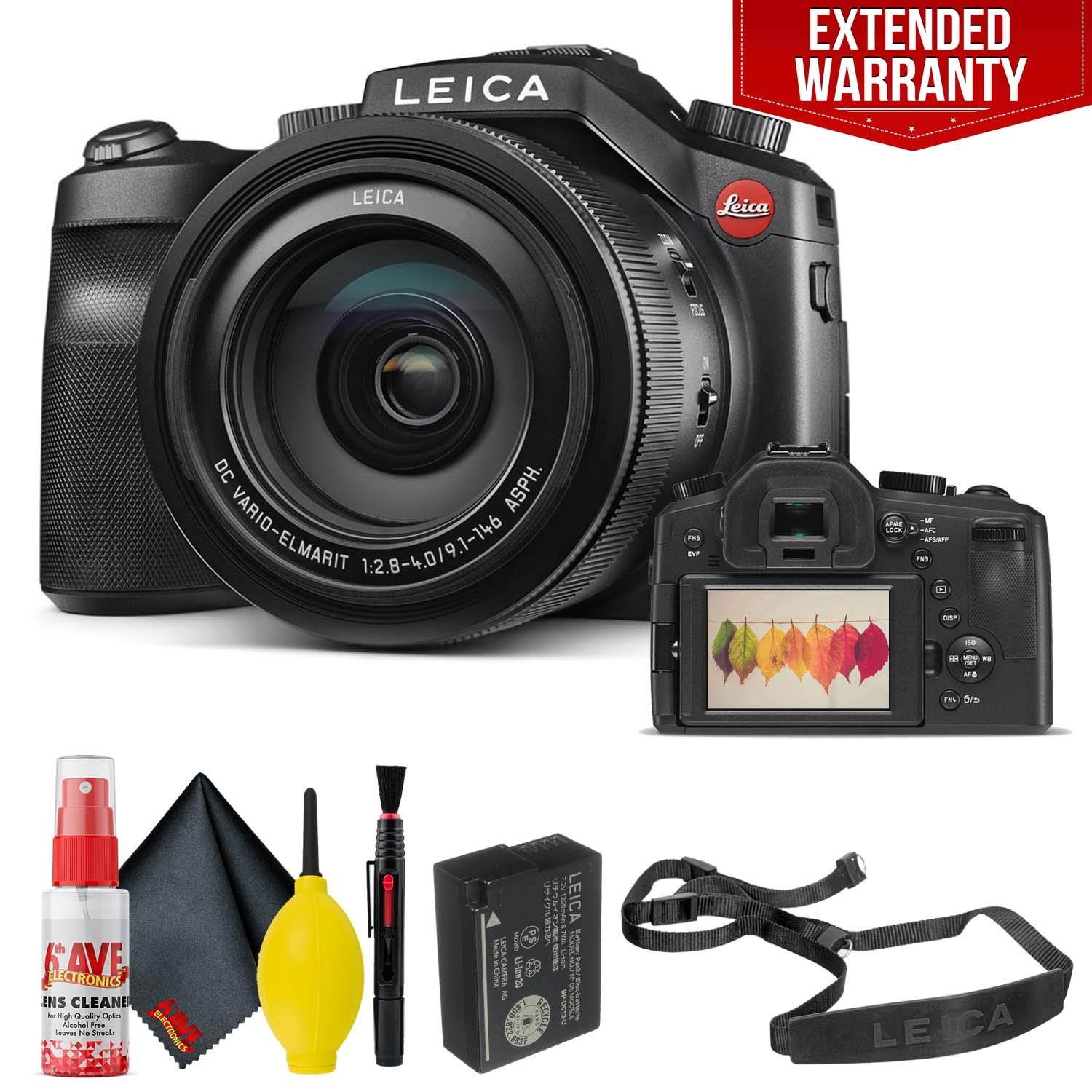 Leica V-LUX (Typ 114) Digital Camera With Extended Warranty