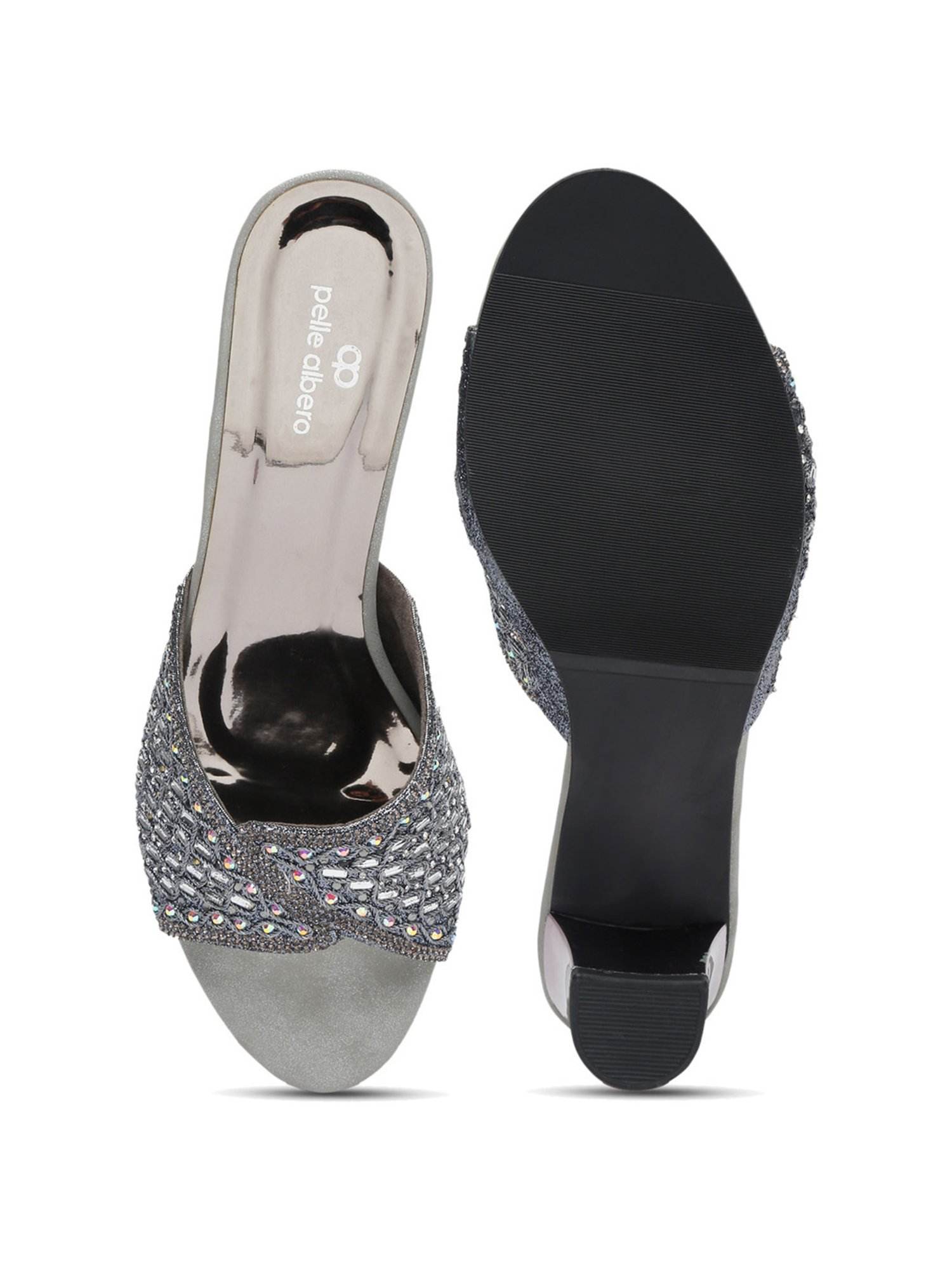 Pelle Albero Women's Metallic Ethnic Sandals