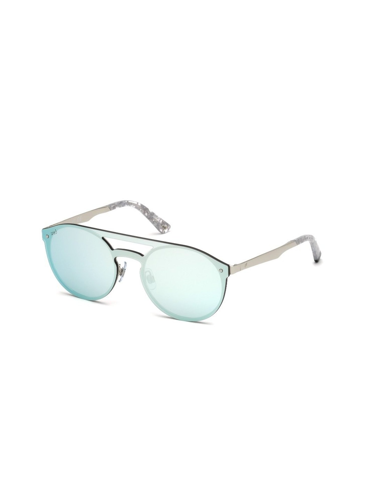 WEB EYEWEAR Blue Oval Unisex Sunglasses