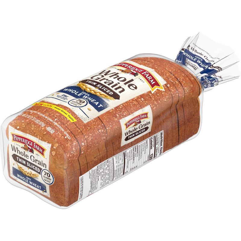 Pepperidge Farm 100% Whole Wheat Thin Sliced Bread - 22oz