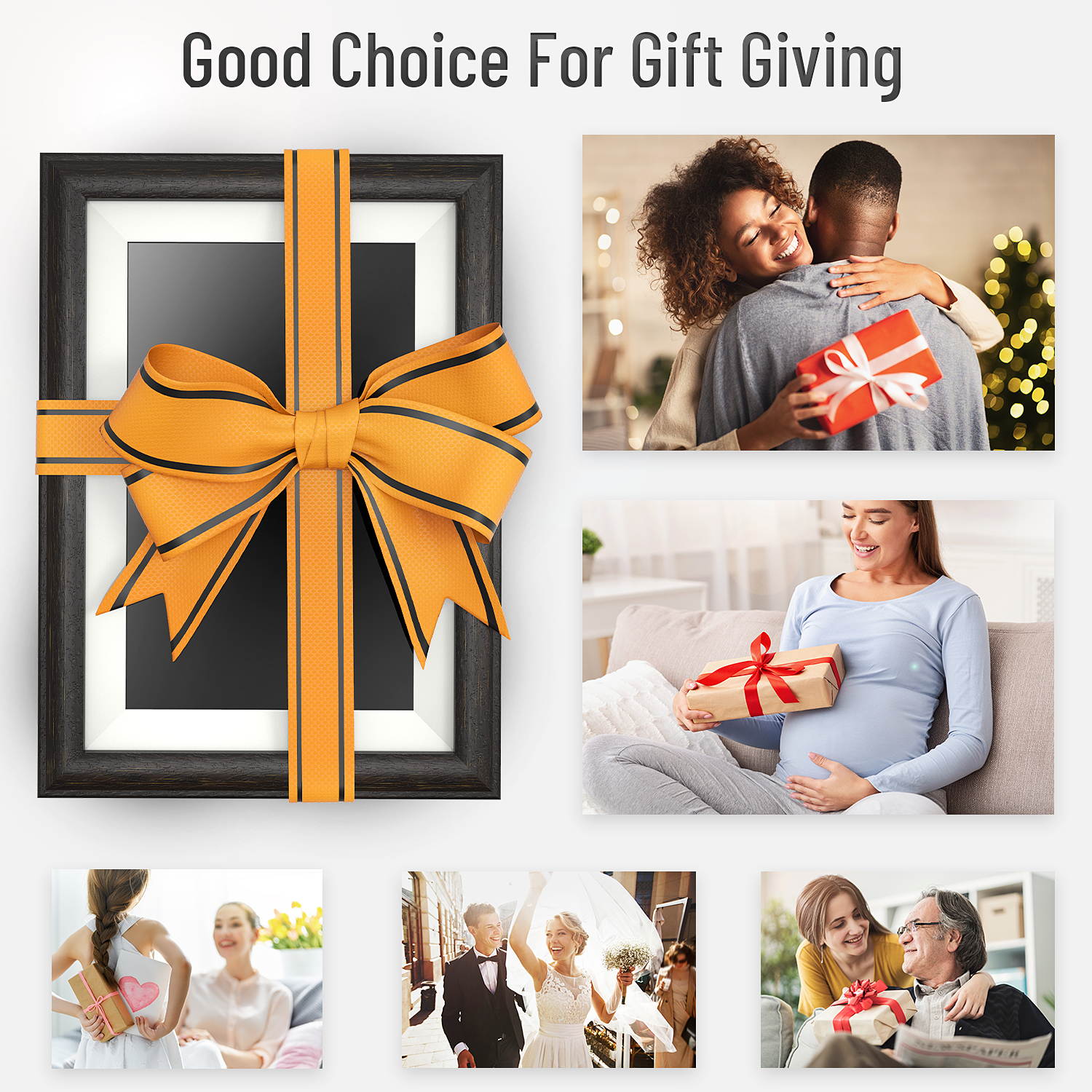 Clapper Hollow HC102 Weimaraner Framed Print