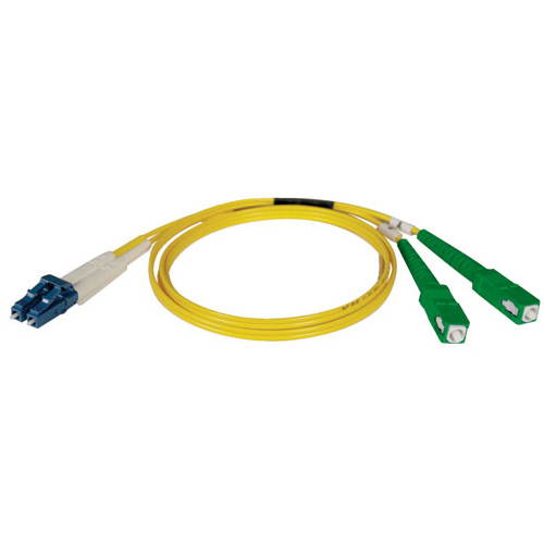 Tripp Lite N366-02M-AP 6 ft. Duplex SMF 8.3/125 Patch Cable (LC to SC/APC)