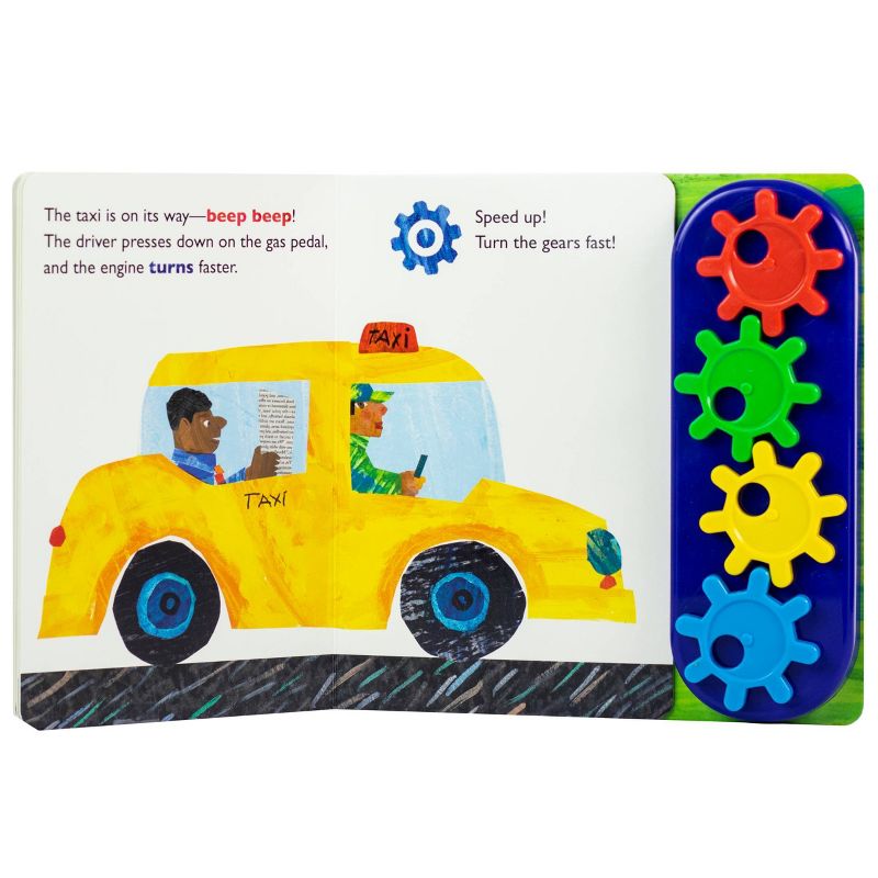World of Eric Carle, Turn, Crank, Zoom! A STEM Gear Sound Board Book (Hardcover)