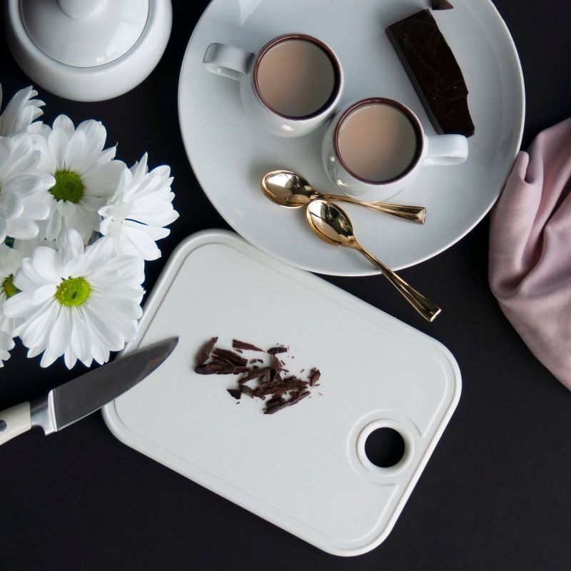 Architec Our Original Gripper Cutting Board  5"x7" White