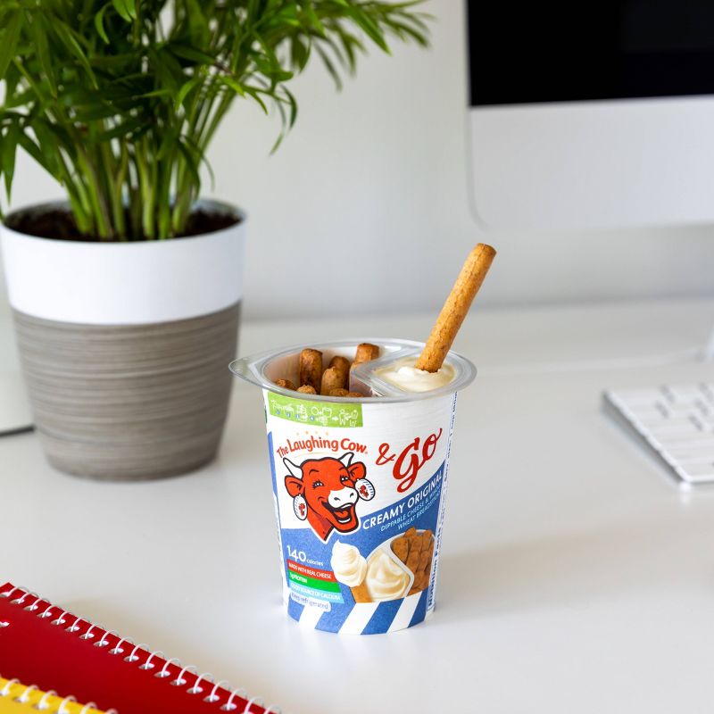 The Laughing Cow Cheese & Go Cheddar - 2ct