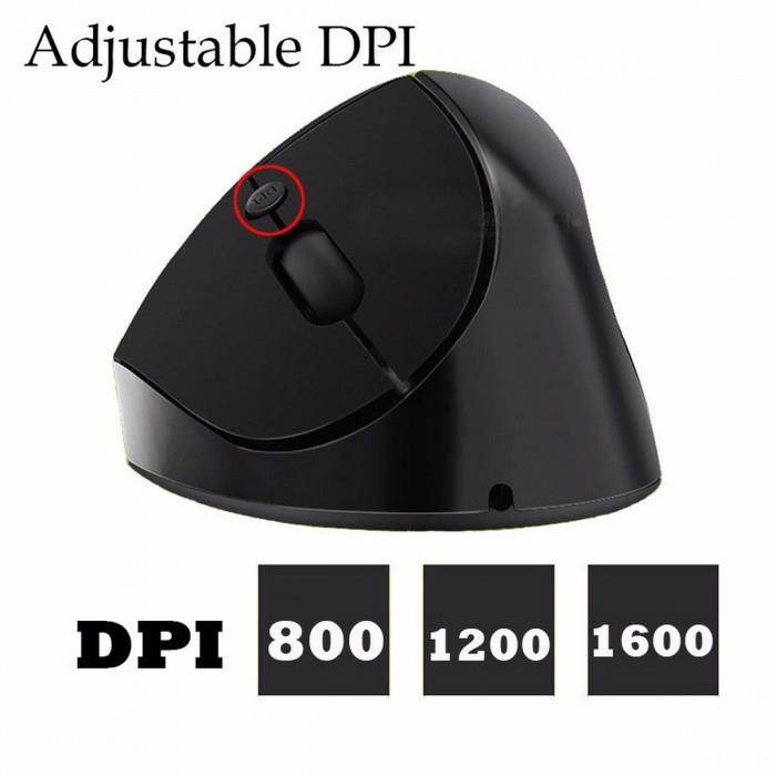 1600 DPI Ergonomic Vertical USB 2.4GHz Wireless Computer Mouse Cordless Optical Gaming Mice for PC Laptop Gamer