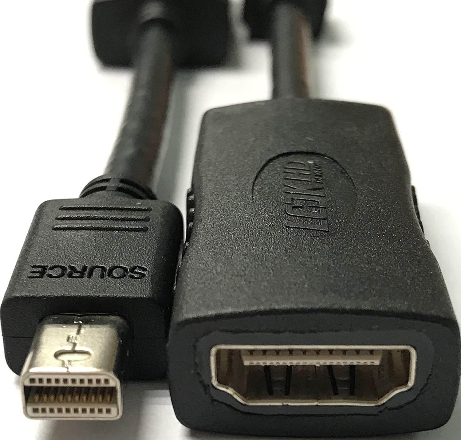 MiniDisplayPort to HDMI Dongle Cable 5 inches Eyelet Design to DIY Your Secure Loop Clamp HDMI Adapter Ring for DL-AR from DigitaLinx Liberty AV