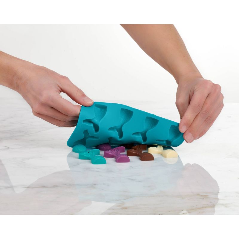 Trudeau 2pk Mermaid Chocolate Molds Blue