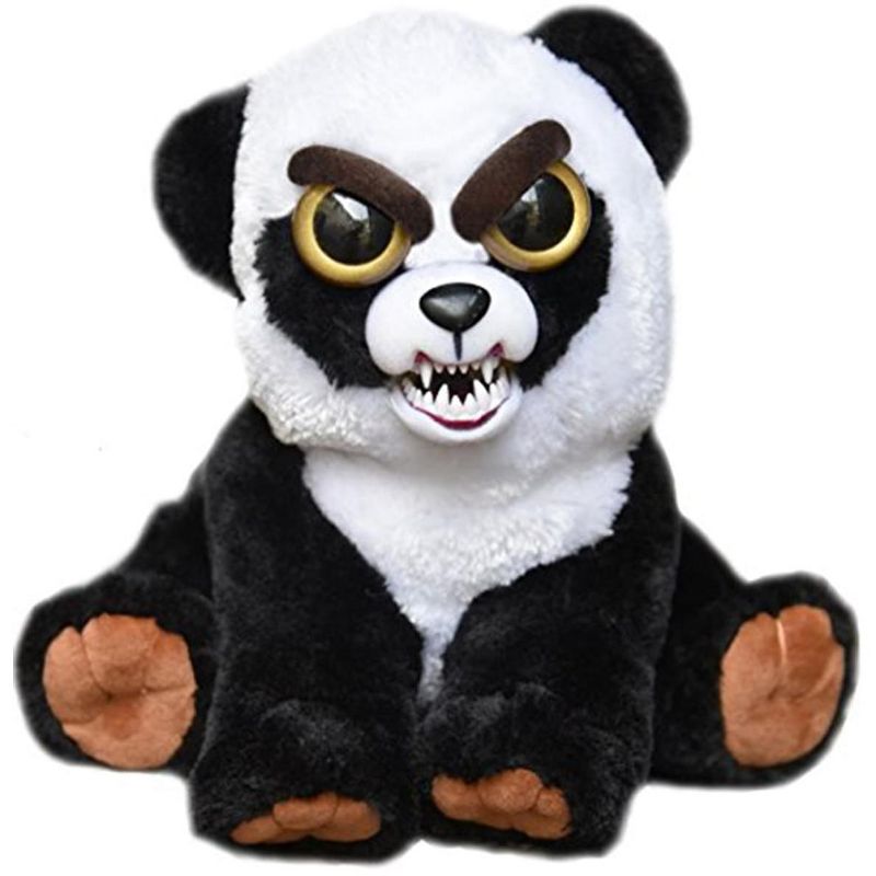 William Mark Corporation Feisty Pets Black Belt Bobby 8.5" Plush Panda