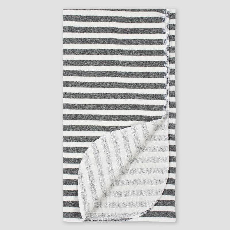 Gerber Baby Boys' 4pk Bear Flannel Blanket Set - Gray