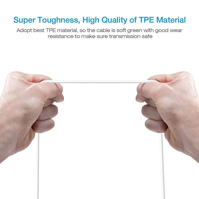 Lightning CableCertified Charger Cable for iPhone4Pack 33FT 66FT Nylon Braided USB Lightning Cable for iPhone X8 Plus87 Plus76 Plus66S Plus6s5iPad and Morered