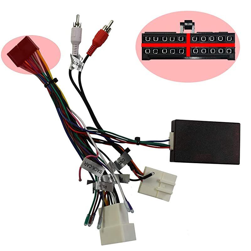 J BL Adapter Harness Fit for J BL Speakers System Car Stereo in Toyota Camry with Android 90 System