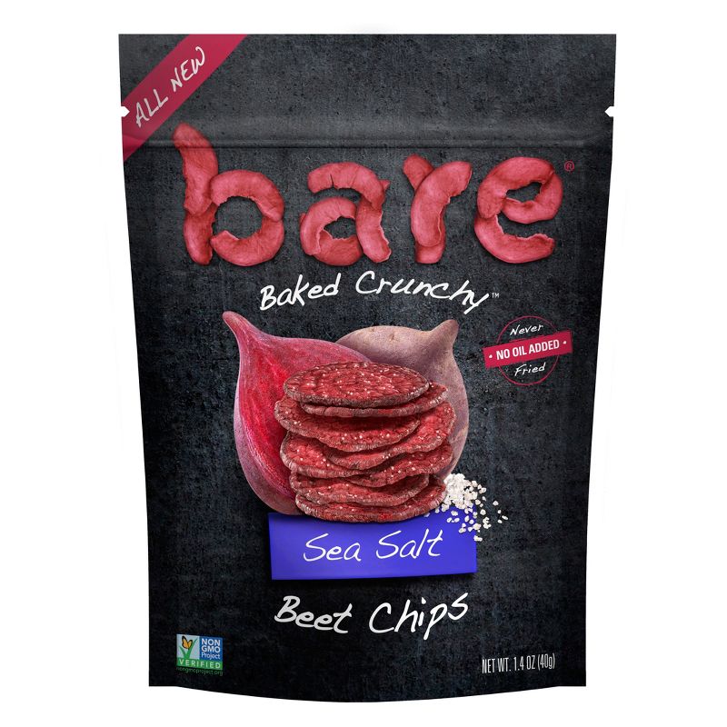 Bare Baked Crunchy Sea Salt Beet Chips - 1.4oz