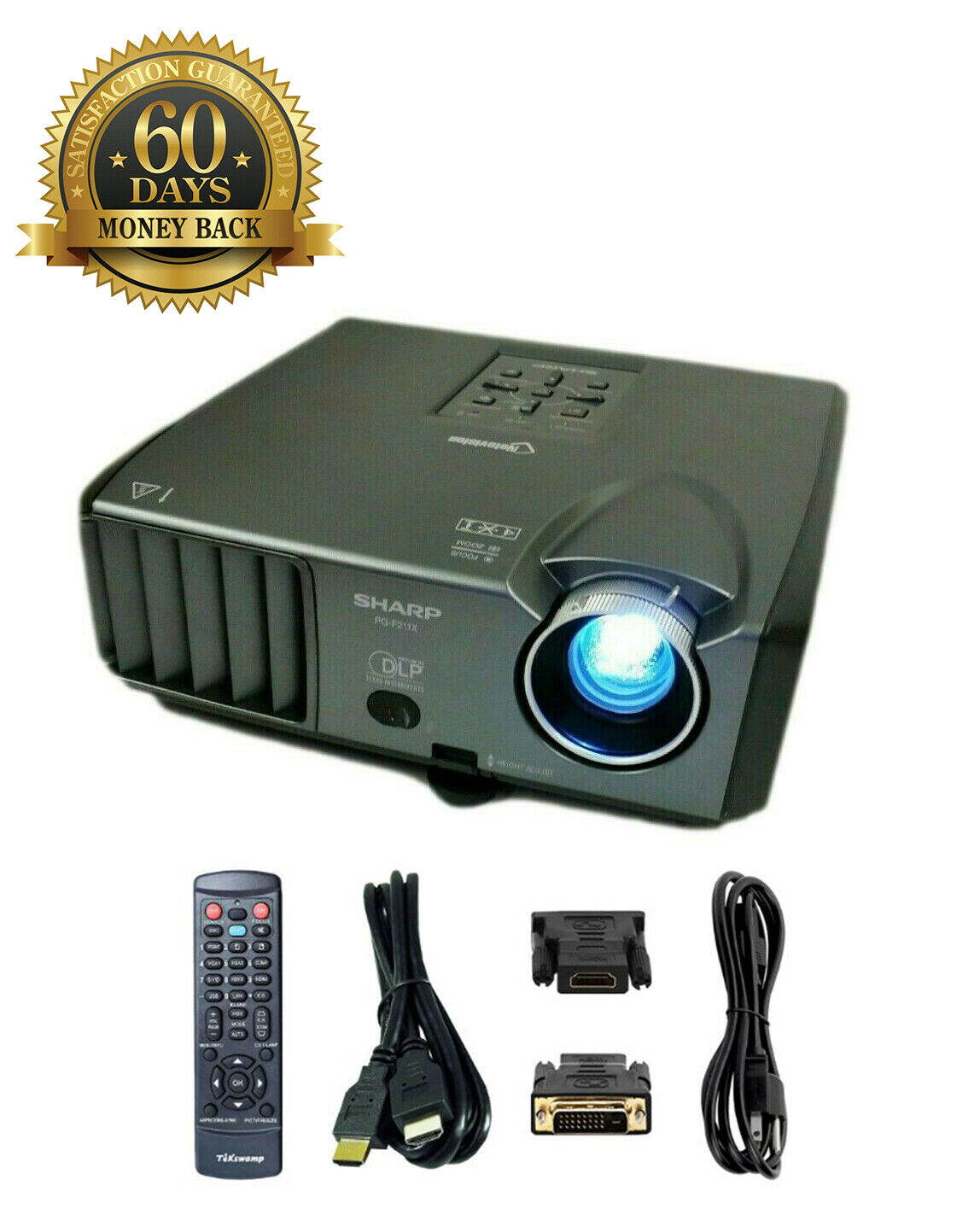 Full HD 1080P LED Smart Home Theater Projector 7000Lumen 3D Video HDMI Dustproof