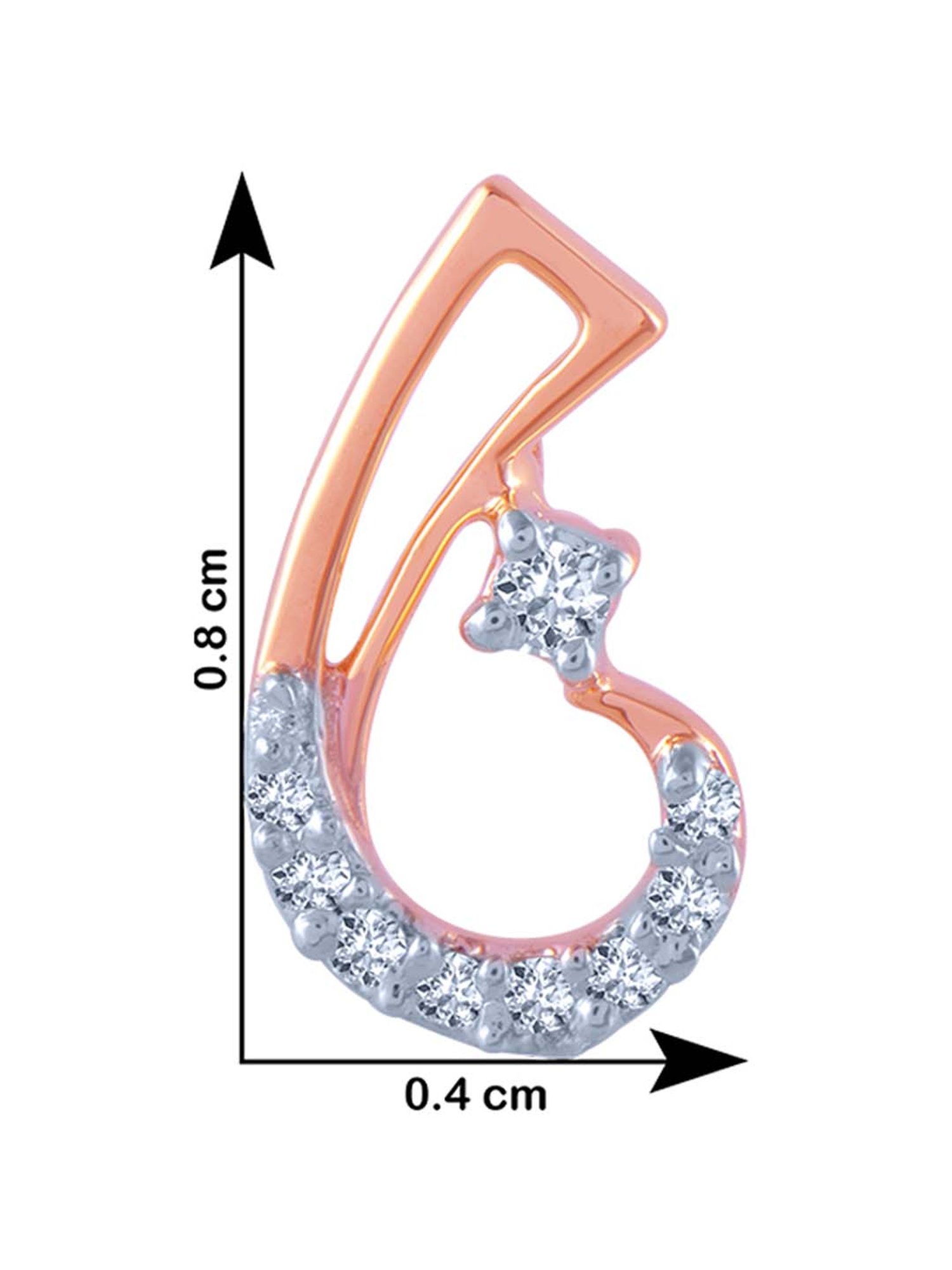 P.C. Chandra Jewellers 18 kt Gold & Diamond Earrings