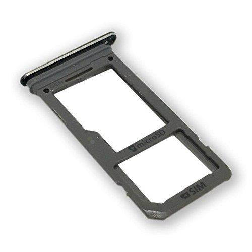 Replacement Single SIM Card +Micro SD Card Holder Slot Tray for Samsung Galaxy S8 G950 SM-G950 (Single SIM -Black)