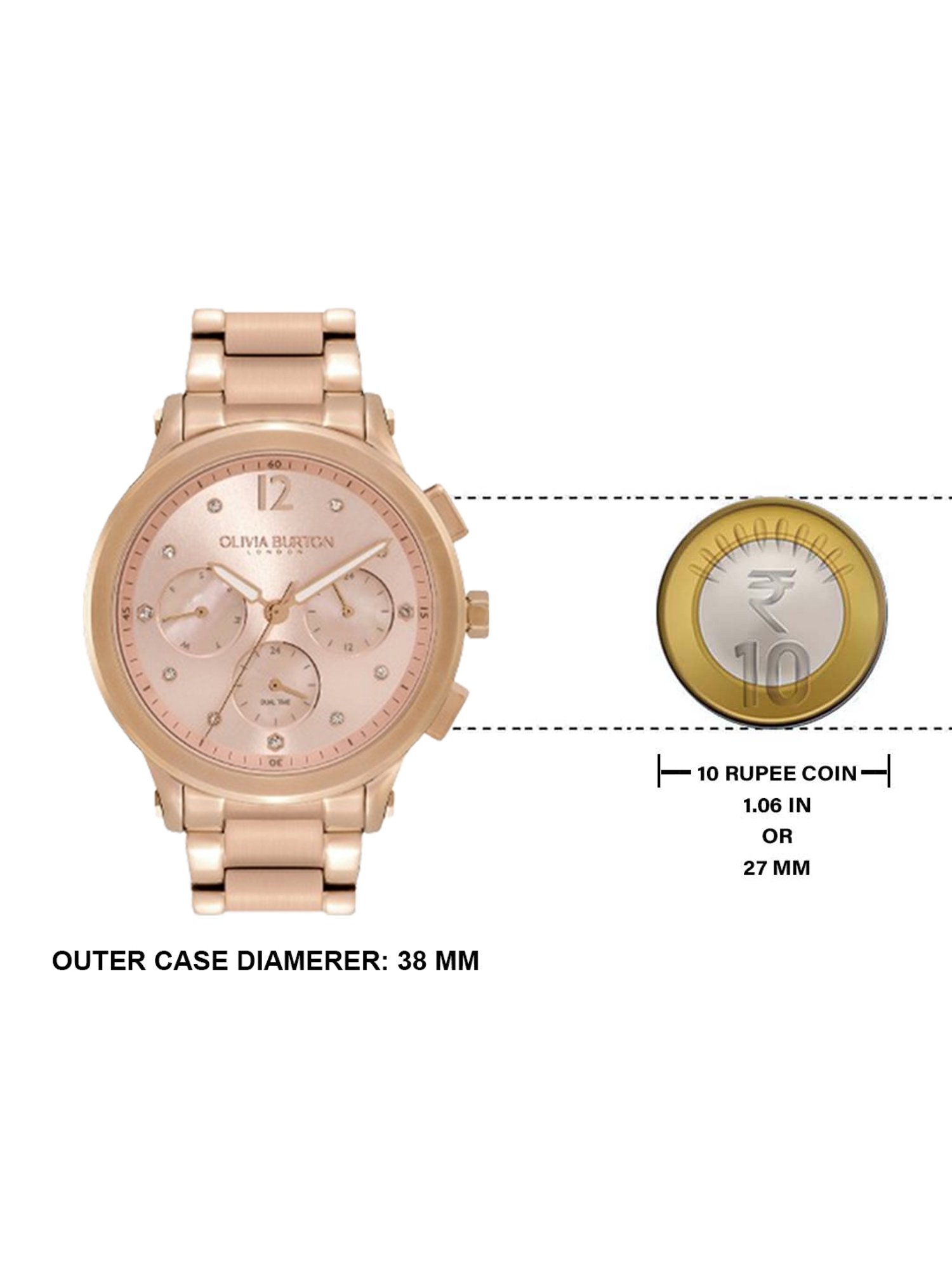 Olivia Burton 24000055 Multifunction Watch for Women