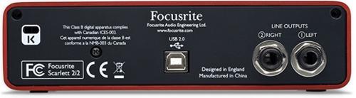 Focusrite Scarlett 2i2 USB Audio Recording Interface