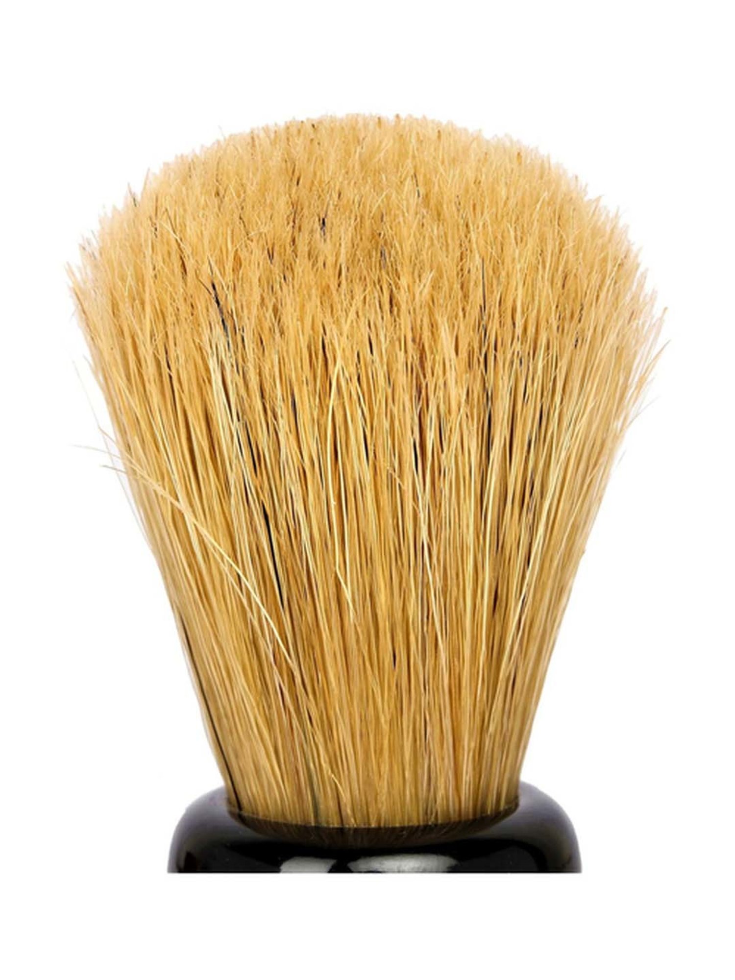 Pink Woolf Boar Bristles Shaving Brush Black Handle