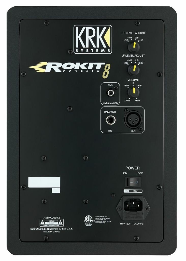 KRK RP8G3-NA Rokit 8 Generation 3 Powered Studio Monitor - Pair