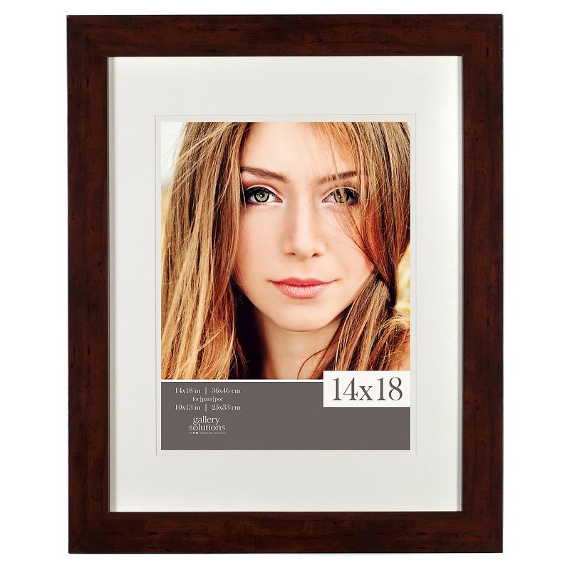 14" x 18" Frame Walnut - Gallery Solutions