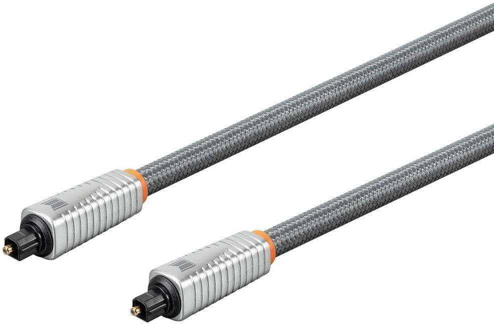 Monoprice OM4 Fiber Optic Cable - 15m (Meter) - LC/UPC-SC/UPC, Multi Mode, Duplex, 50/125 Type, 2.0mm, PVC