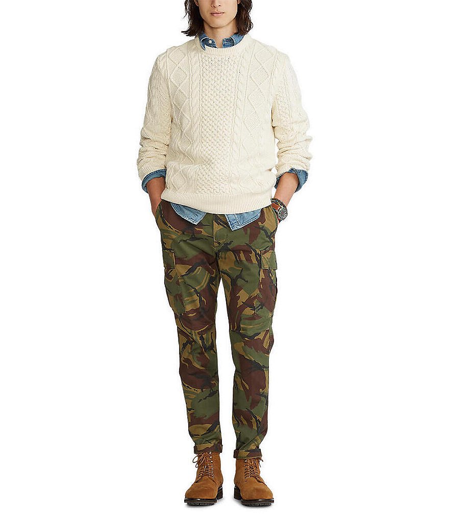 Tommy Bahama Sea Mist Pocket Crew Long-Sleeve Sweatshirt