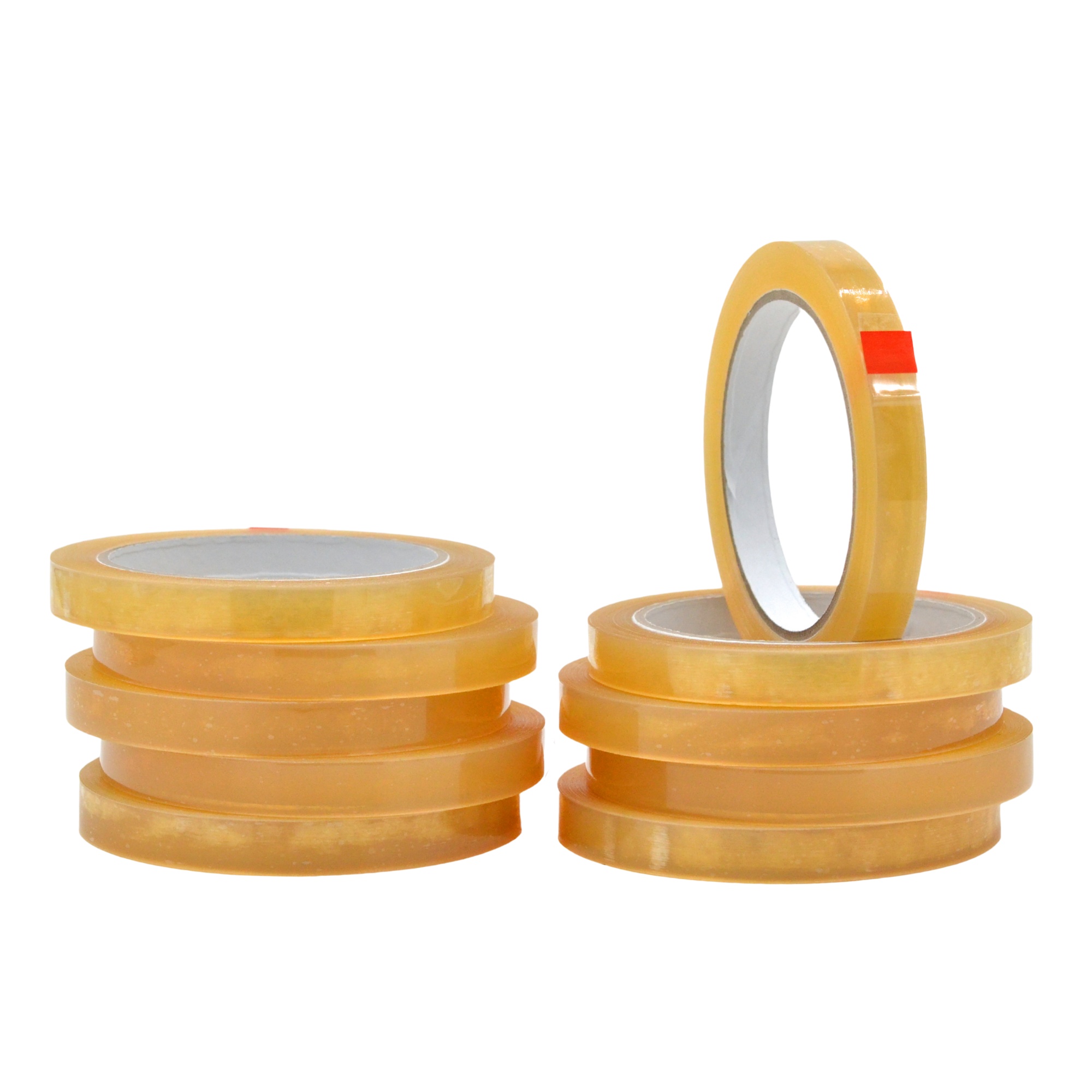 WOD BCST Biodegradable Packaging Tape, Clear, 1/2 inch x 72 yds (Pack of 10) Cellophane Stationery Eco Friendly Tape for Carton Sealing, Moving, Shipping, & Office