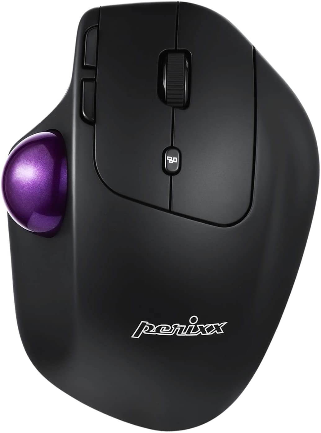 Wireless Ergonomic Trackball Mouse with Adjustable Angle, Black