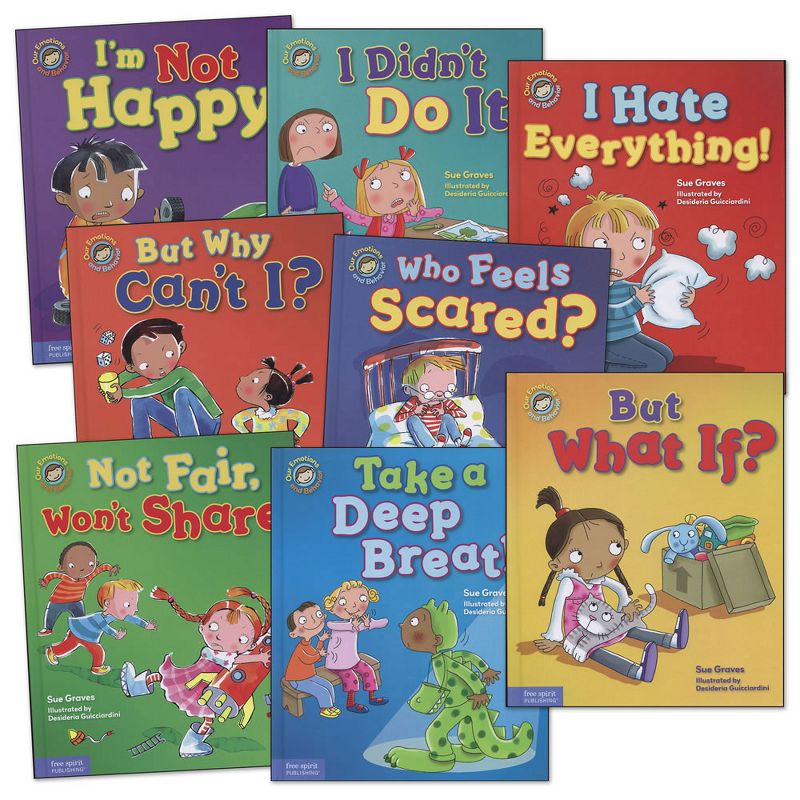 Free Spirit Publishing Our Emotions and Behavior Book Set  - Set of 8