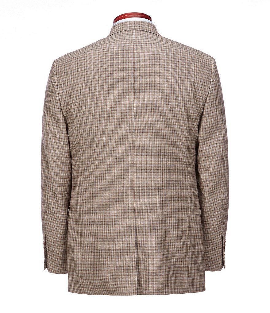 Hart Schaffner Marx Classic Fit Brown Fancy Wool Sportcoat