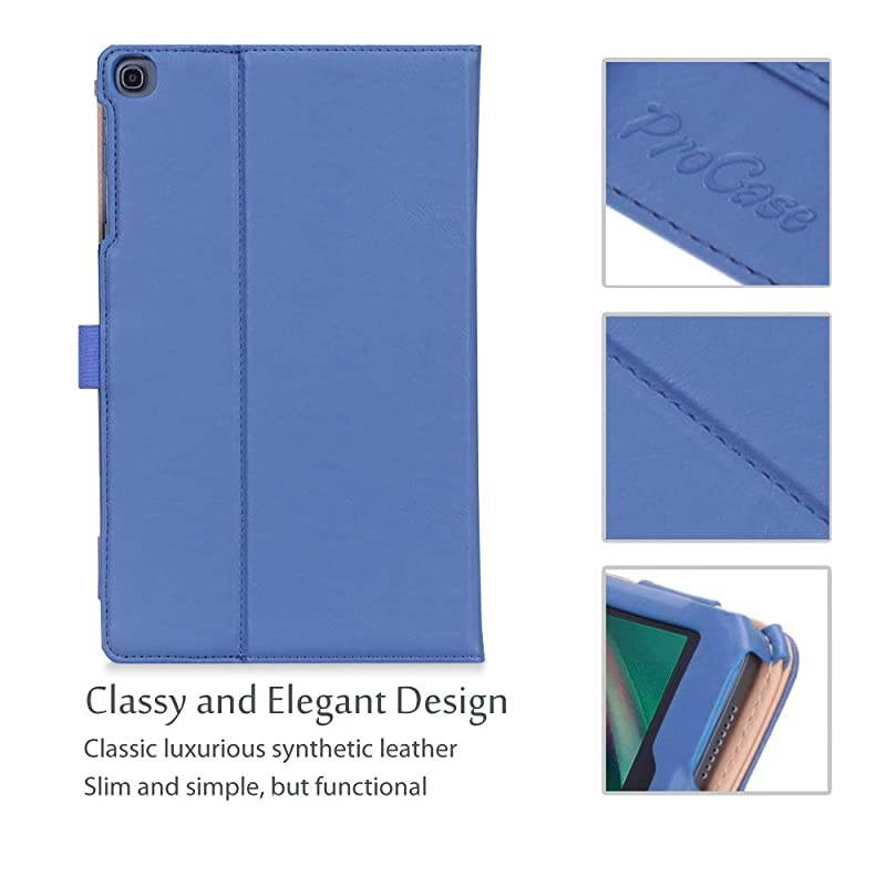 Galaxy Tab A 101 Case 2019 Model T510 T515 T517 Stand Folio Case Cover for Galaxy Tab A 101 Inch 2019 Tablet SMT510 SMT515 SMT517 Navy