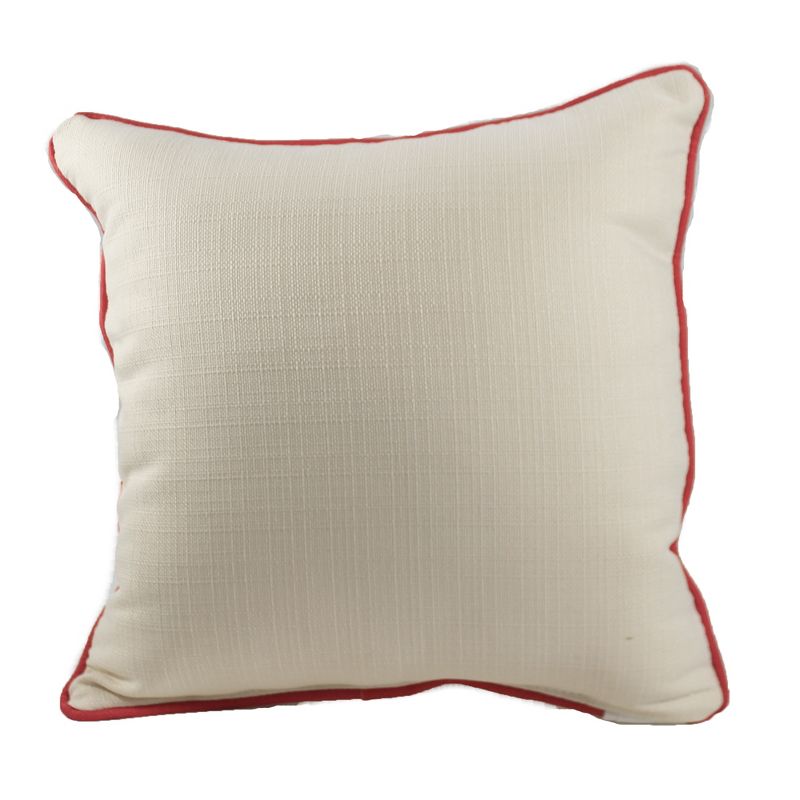 Christmas 16.0" Merry Christmas Santa  Pillow Sleigh Santa Reindeer  -  Decorative Pillow