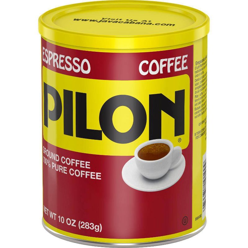 Pilon Espresso 100% Pure Dark Roast Ground Coffee - 10oz