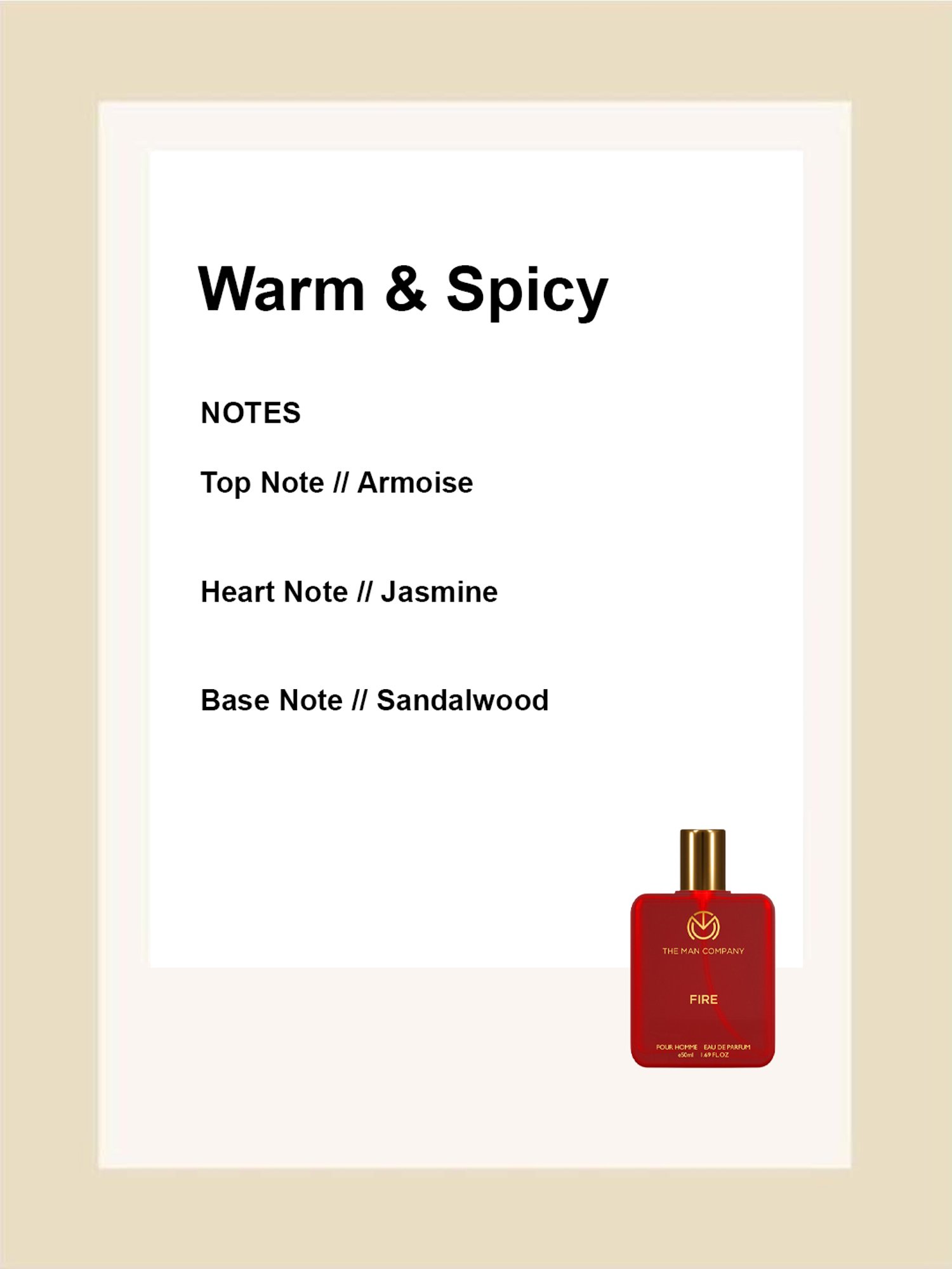 The Man Company Fire Eau de Parfum - 50 ml