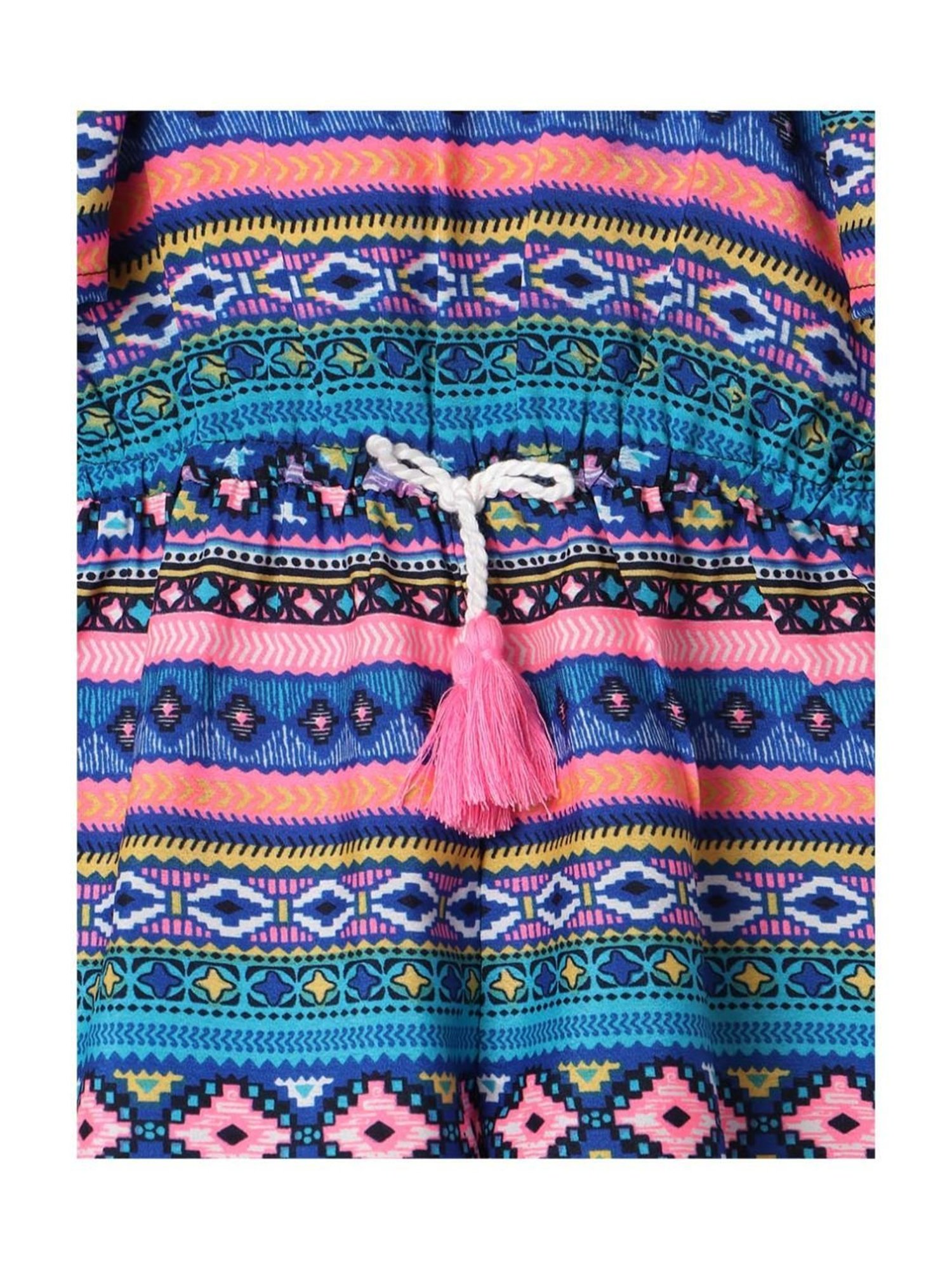 Nauti Nati Kids Multicolor Printed Jumpsuit