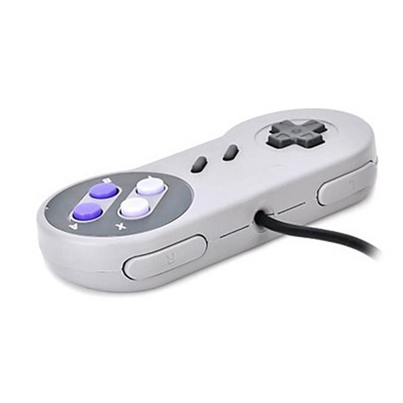 Portable Game Controller 16 Bit for Super Nintendo SNES System Console Control Pad