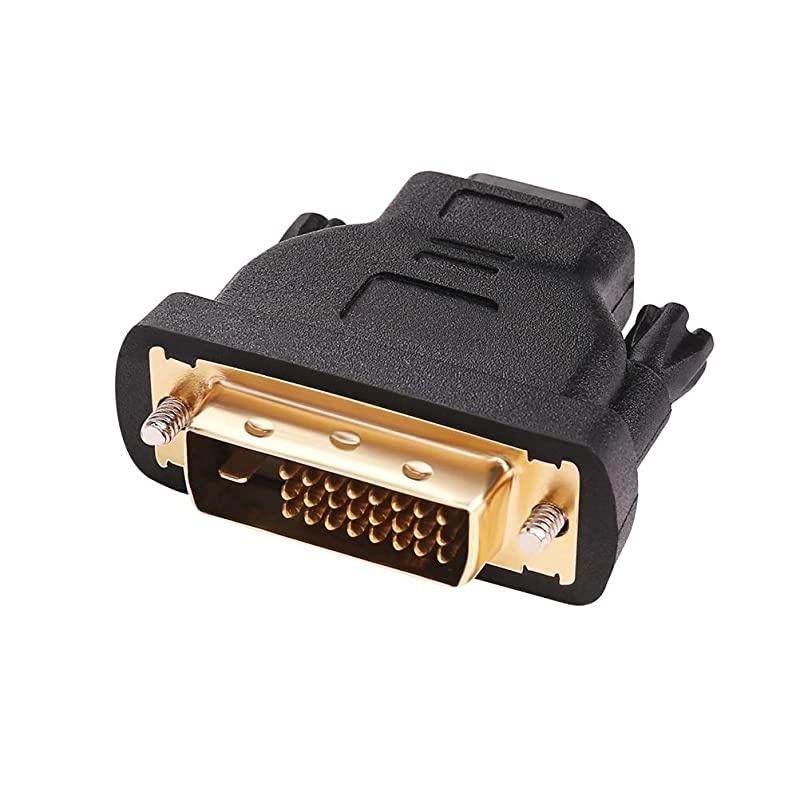 DVI Male to HDMI Female Adapter BiDirectional DVID Port Converter