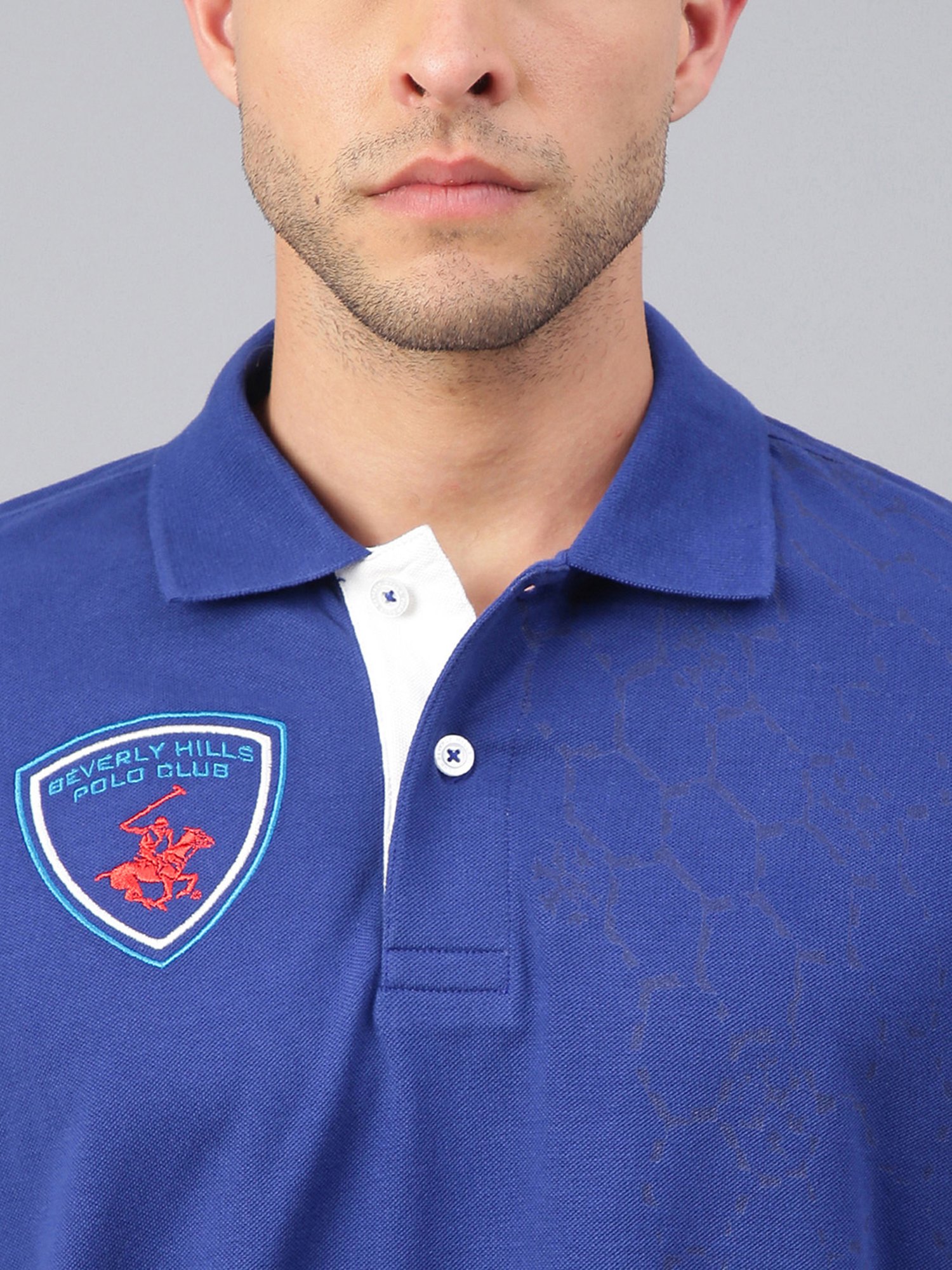 Beverly Hills Polo Club Blue Polo T-Shirt