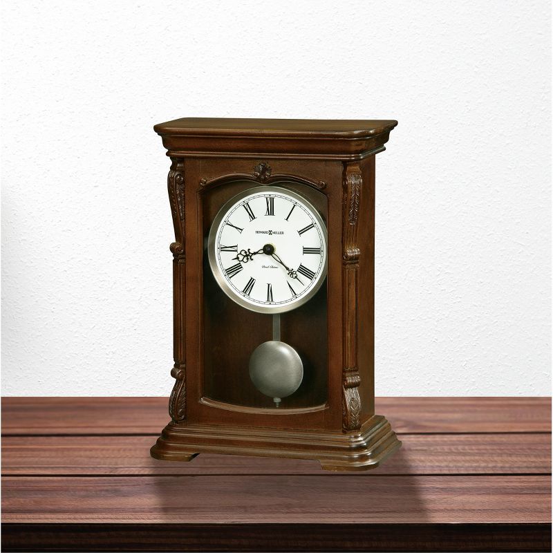 Howard Miller 635149 Howard Miller Lanning Mantel Clock 635-149 Hampton Cherry