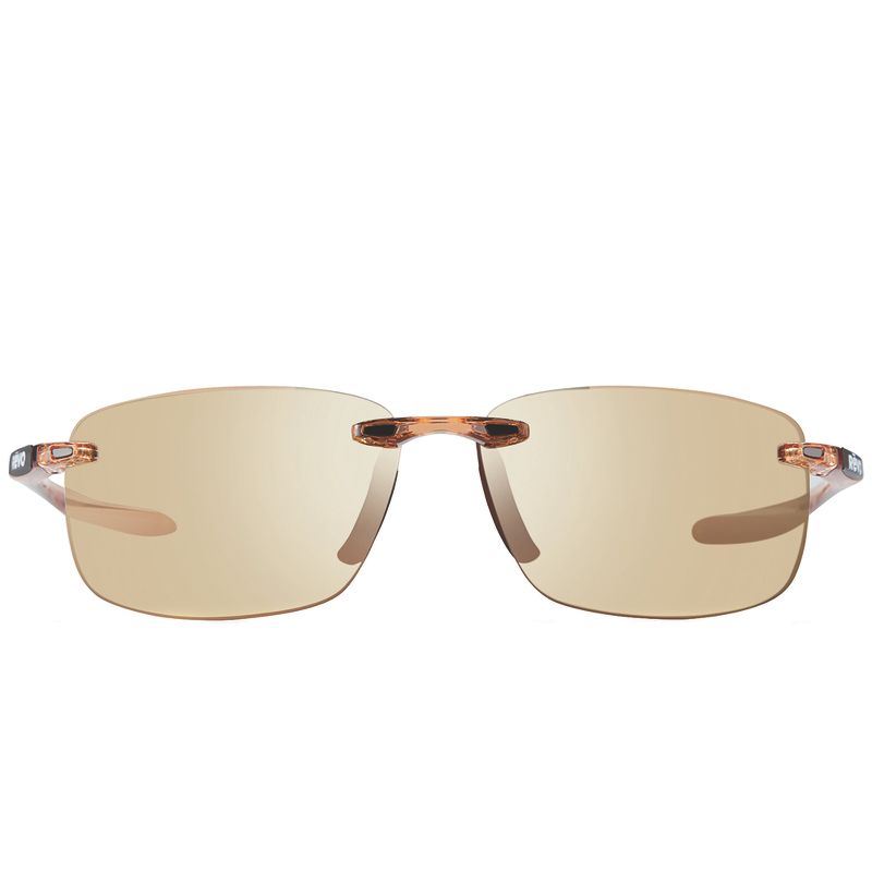 Revo Descend N S RE 4059 10 CH Unisex Rectangle Polarized Sunglasses Blush 64mm