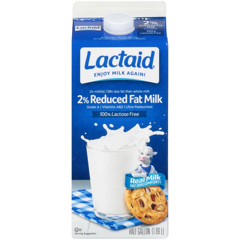 Lactaid Lactose-Free 2% Milk - 0.5gal